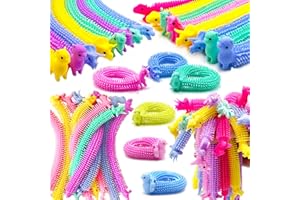 YZXODN 30 Pack Stretchy Strings Fidget Toys - Vibrant Sensory Toys Bulk for Kids and Adults Stress Relief - Anti-Anxiety Autism Toys - Perfect for Children's Day, Birthday Gifts, Party Favors