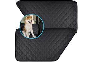 Zone Tech Car Door Pet Barrier - Black Premium Quality Heavy Duty Interior Car Door Cover Protector- Anti Scratch Waterproof 
