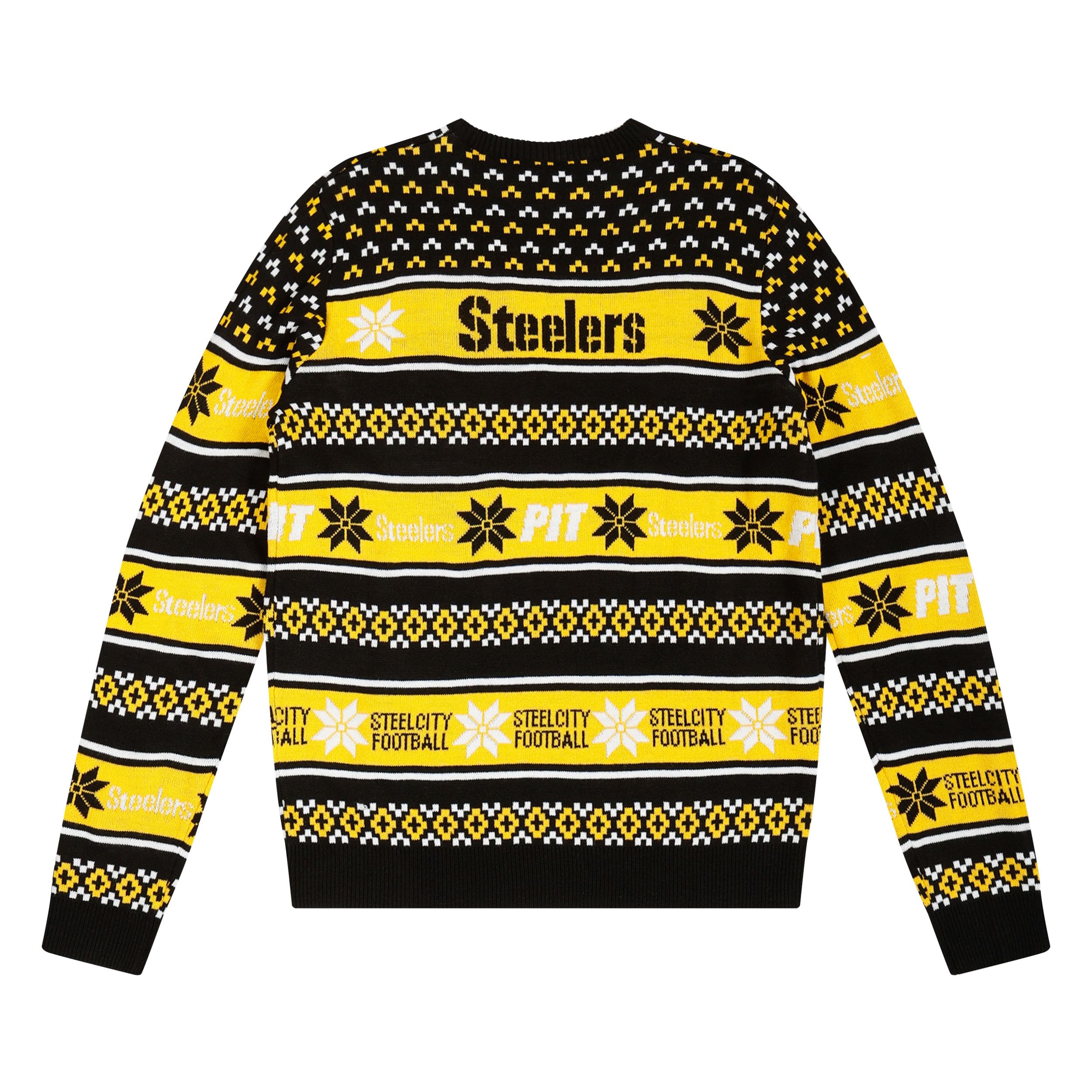 FOCO Standard NFL Big Logo Ugly Sweater, Team Color