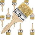 U.S. Art Supply 12 Pack of 3 inch Paint and Chip Paint Brushes for Paint, Stains, Varnishes, Glues, and Gesso