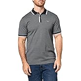 Karl Lagerfeld Mens Performance Textured Chest Logo Polo