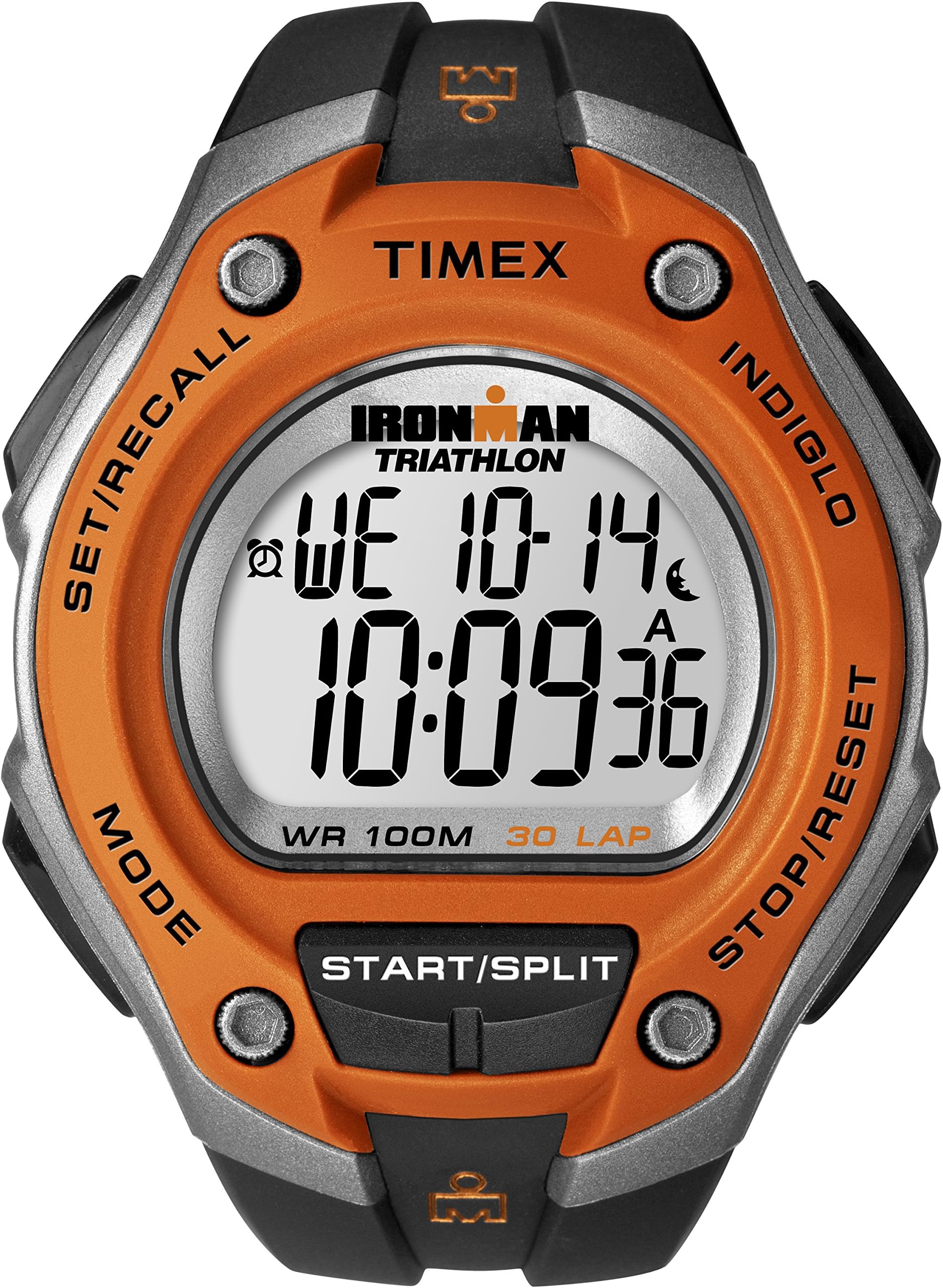 Timex Men's Digital Watch with  Dial Digital Display and  Resin Strap