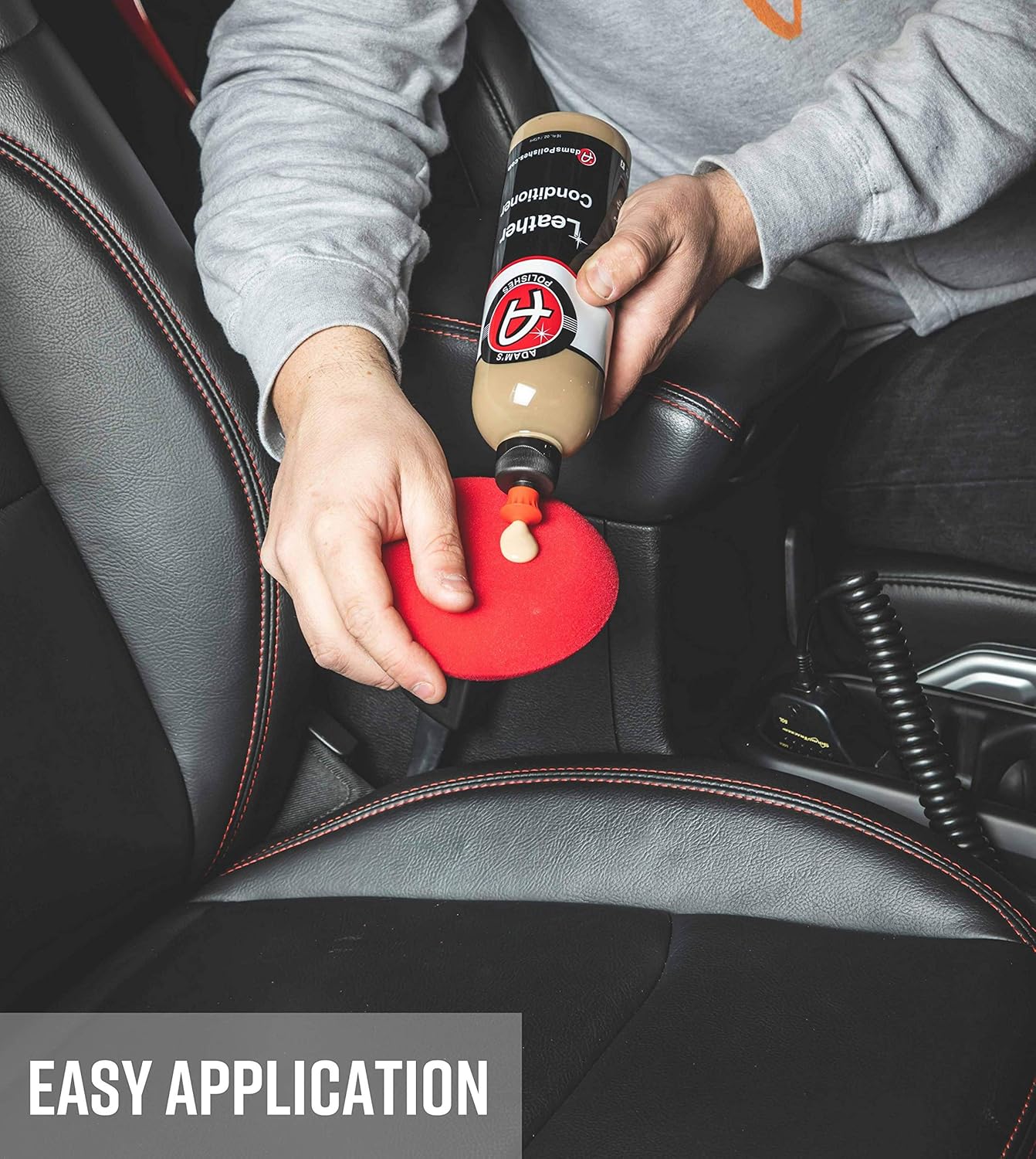 Adam's Premium Interior Dressing Applicators - for Use On Boat, Bike, RV, Auto Interior Car Accessories, Seats, Vinyl, Dashboard, Steering Wheel & More to Clean & Restore Color Back (2 Pack): Automotive