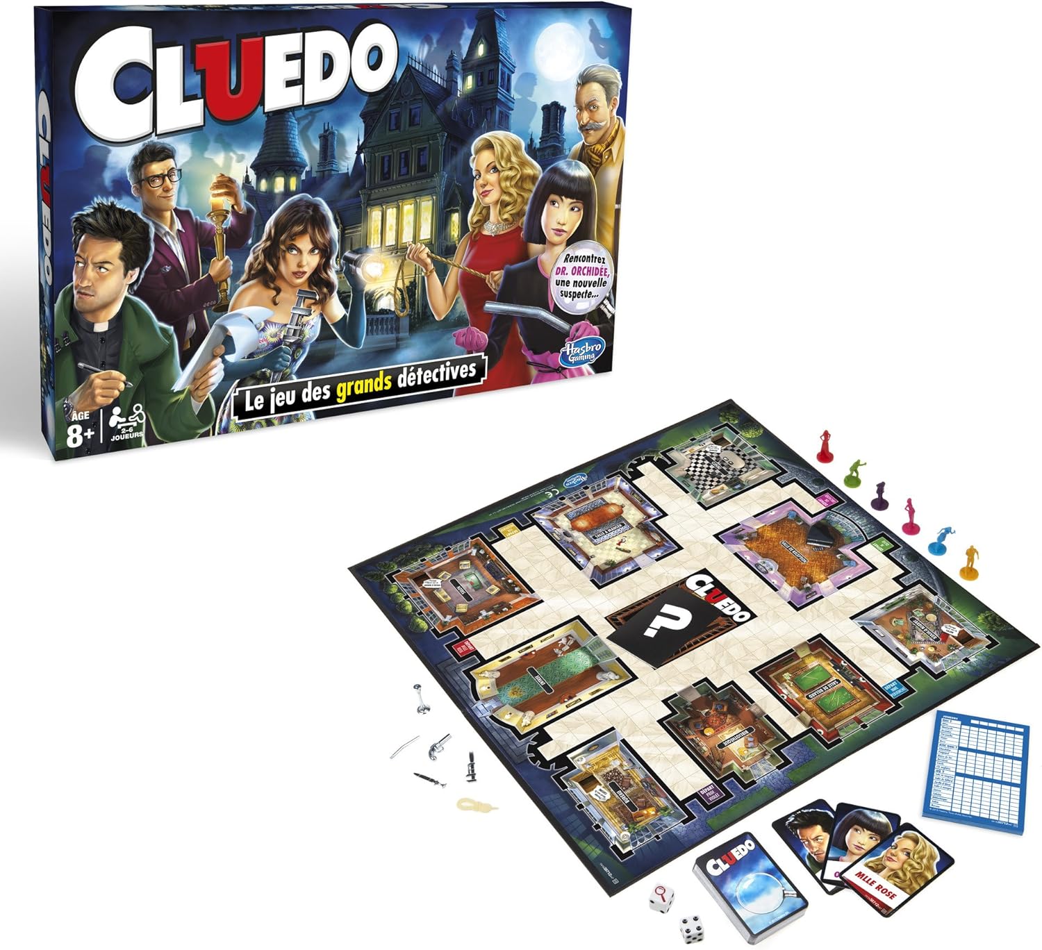 Hasbro Cluedo Franzosische Version Amazon De Spielzeug