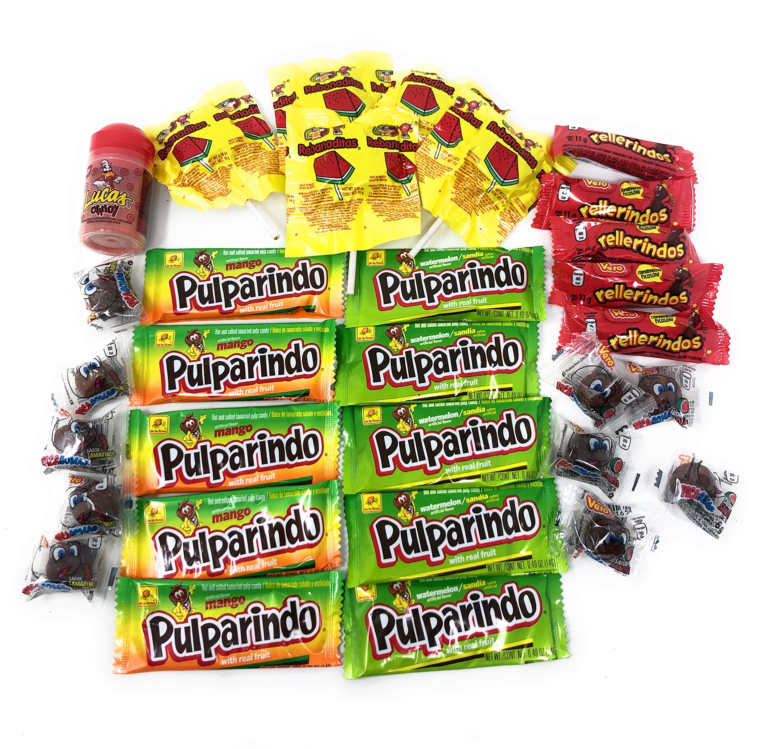 Buy Mexican Candy Assortment Dulces Mexicanos Rebanaditas Watermelon
