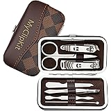 Professional Nail Clipper Set, 7 in 1 Stainless Steel Nails Cutter Manicure Pedicure Kits with Travel Case