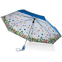 totes Under Canopy Print Auto Open Close Umbrella,Floral