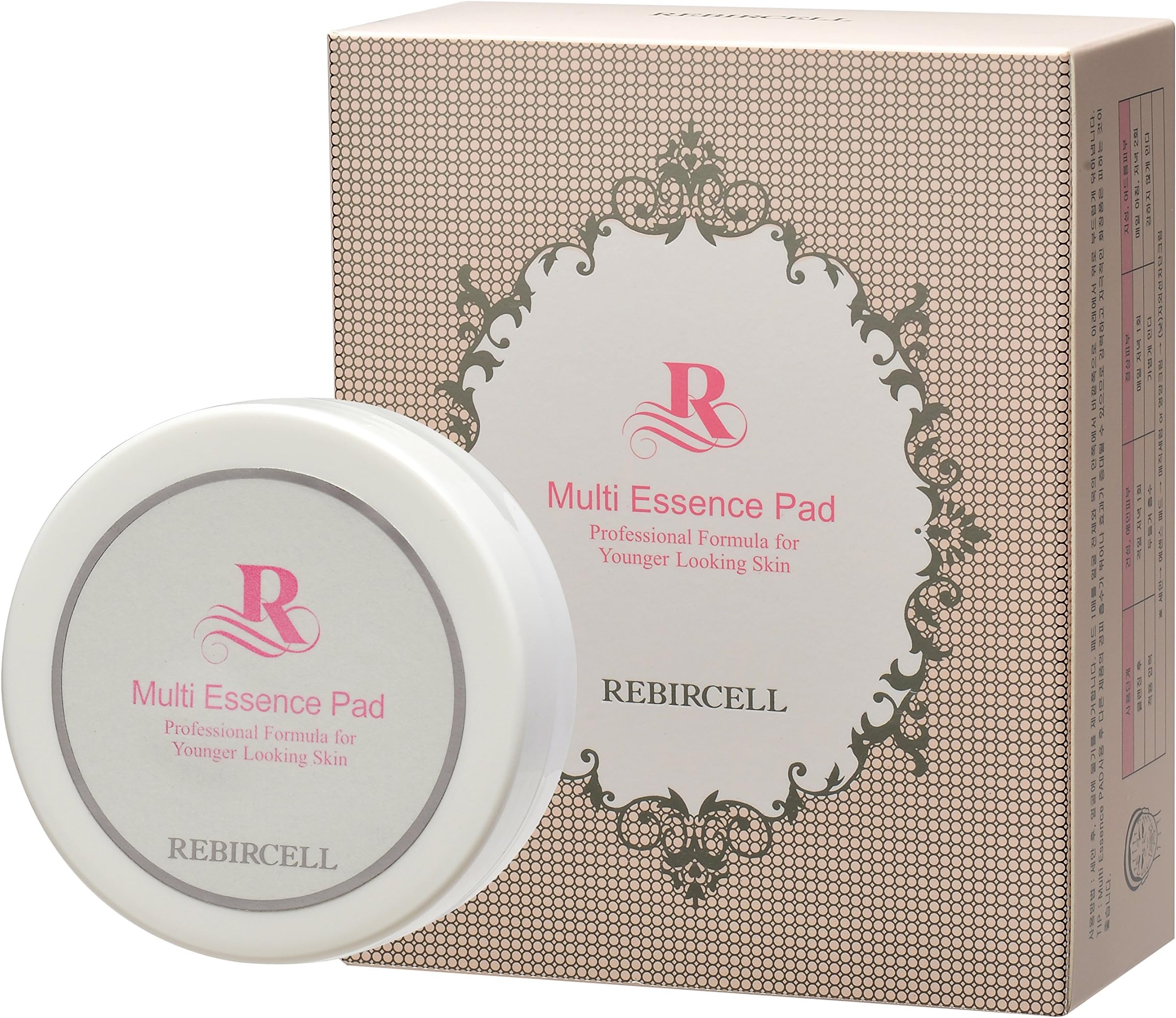 REBIRCELL Multi Essence Pads for wrinkles, brightening, anti-aging, acne,exfoliating, soothing (30) : facial peel pads Niacinamide,Adenosine,Lactobionic(PHA),Salicylic acid,10 Natural Herbal Extracts