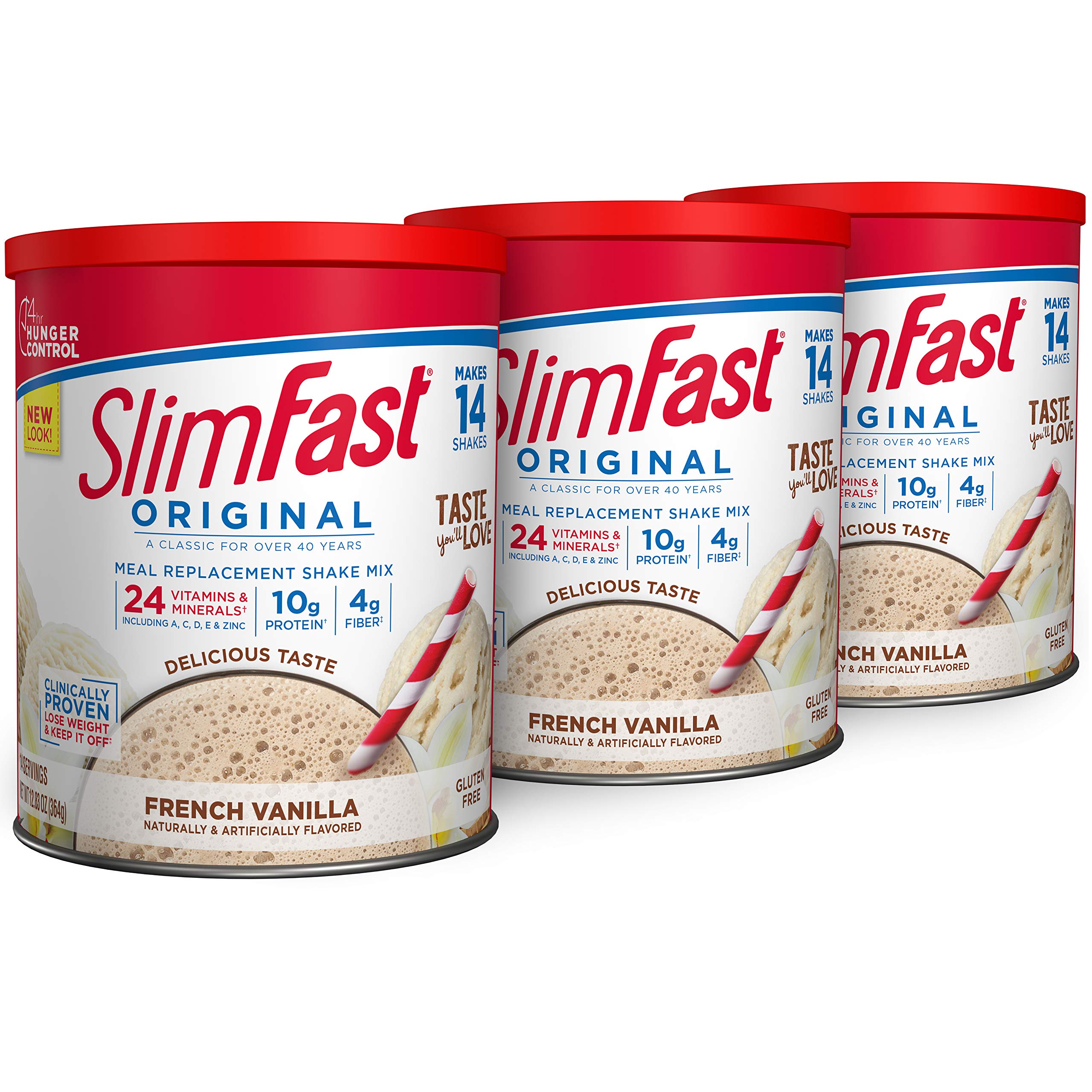 SlimFast Original French Vanilla Meal Replacement Shake Mix Weight