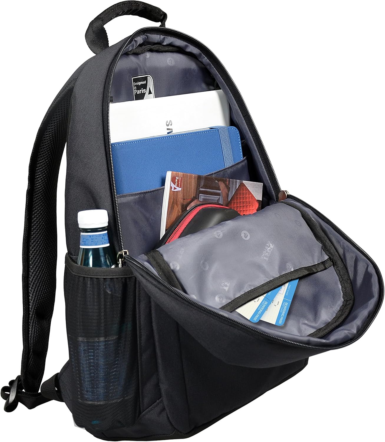 Port Designs Sydney Case Backpack for 15.6-Inch Laptops with Adjustable Padded Shoulder Straps, Black - Image 4
