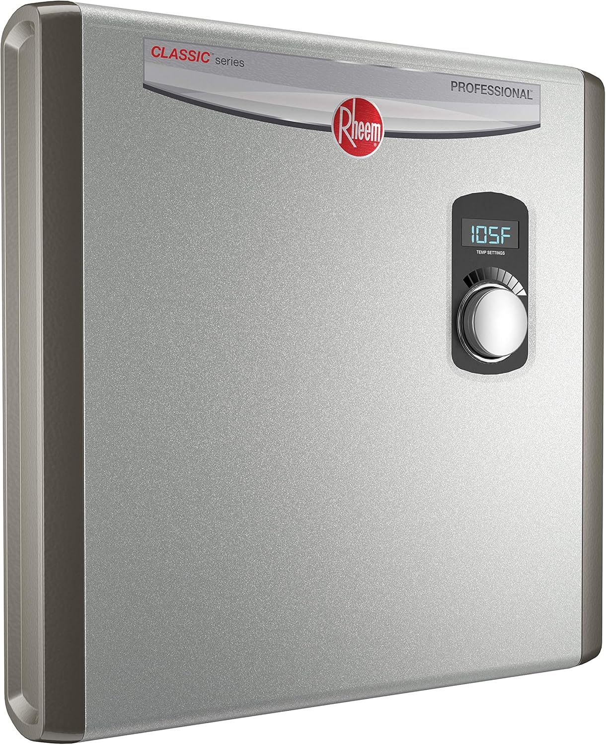 Rheem RTEX-24 24kW 240V Electric Tankless Water Heater, Gray - - 