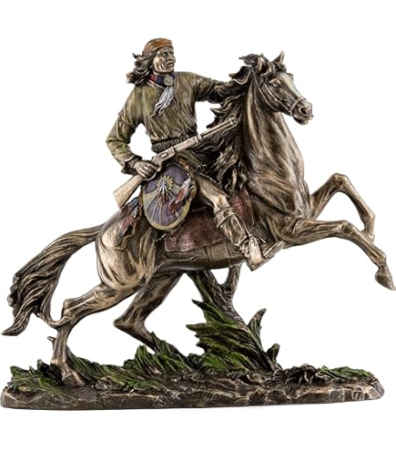 Amazon.com: Veronese Design Resin Statues Bronzed Rodeo Cowboy and