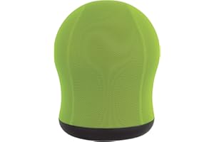 Safco Zenergy Swivel Ball Chair, Anti-Burst, Vinyl Exercise Ball Chair for Home, Office & Classroom, Ideal for K-12, Supports Active Seating, Green Mesh