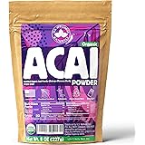 ACAI Powder 8oz | CERTIFIED Organic (Freeze-Dried Brazil Acai Powder) | 100% Raw Antioxidant Booster SUPERFOOD Acai…