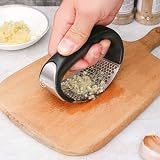 Ever Last Garlic Press Rocker 304 Stainless Steel Garlic Ginger Crusher view 3