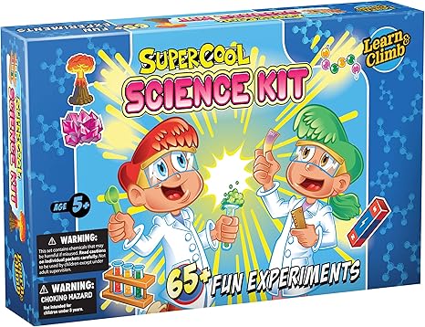learn & climb kids science set