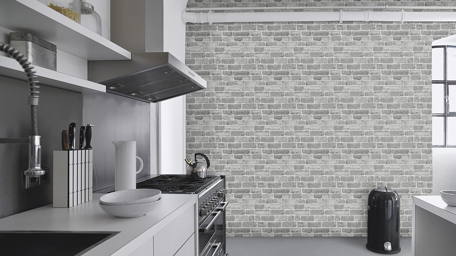 Rasch paperhangings 217346 Wallpaper Wall Covering - Grey (12-Piece) - Image 4