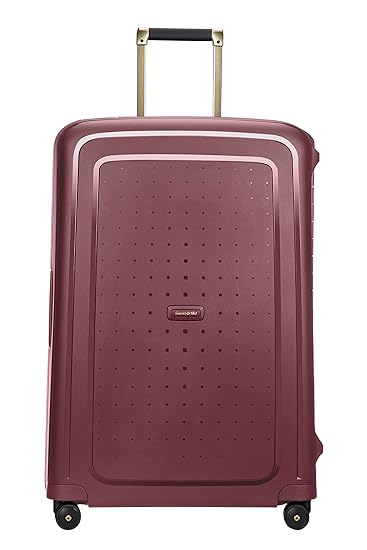 SAMSONITE S'Cure DLX Spinner 75, 4.5 KG Koffer, 75 cm, 102 Liter, Burgundy/Gold Deluscious