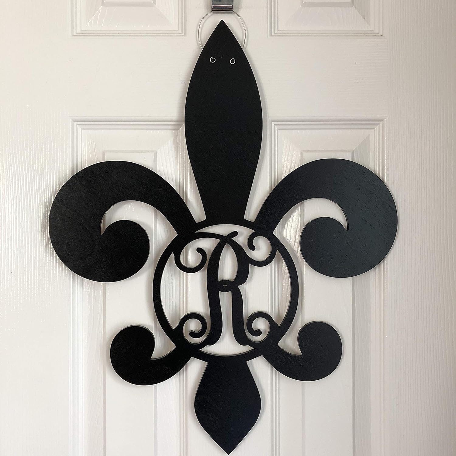 Monogram Fleur De Lis Door Hanger NOLA Door Hanger New