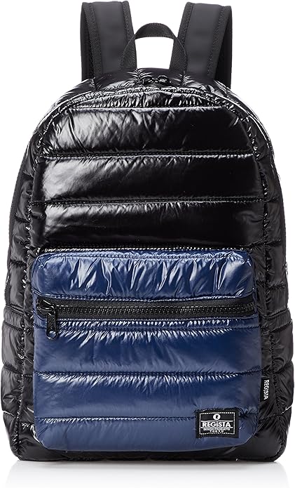 Amazon レジスタ 中綿 キルティング リュックサック メンズ レディース 男女兼用 衝撃に強い バックパック ネイビー Regista レジスタ メンズ
