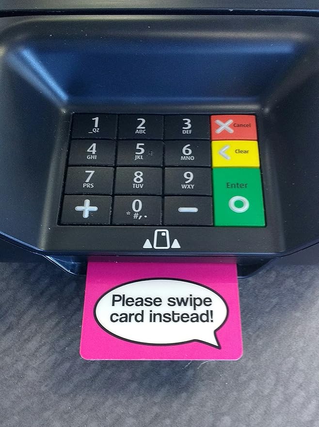 Chip Reader Messages 4 Card Set Office Products