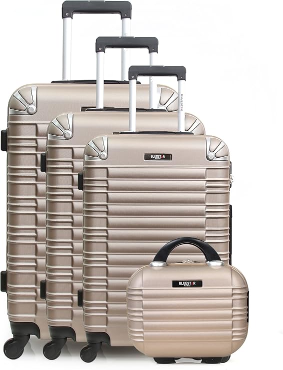 Blue Star LimaC Luggage Set, 70 cm, 211 liters, Beige (Champagne