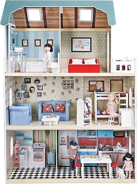 Amazon.es: itsImagical - Amanda Family Maison, casa de muñecas de