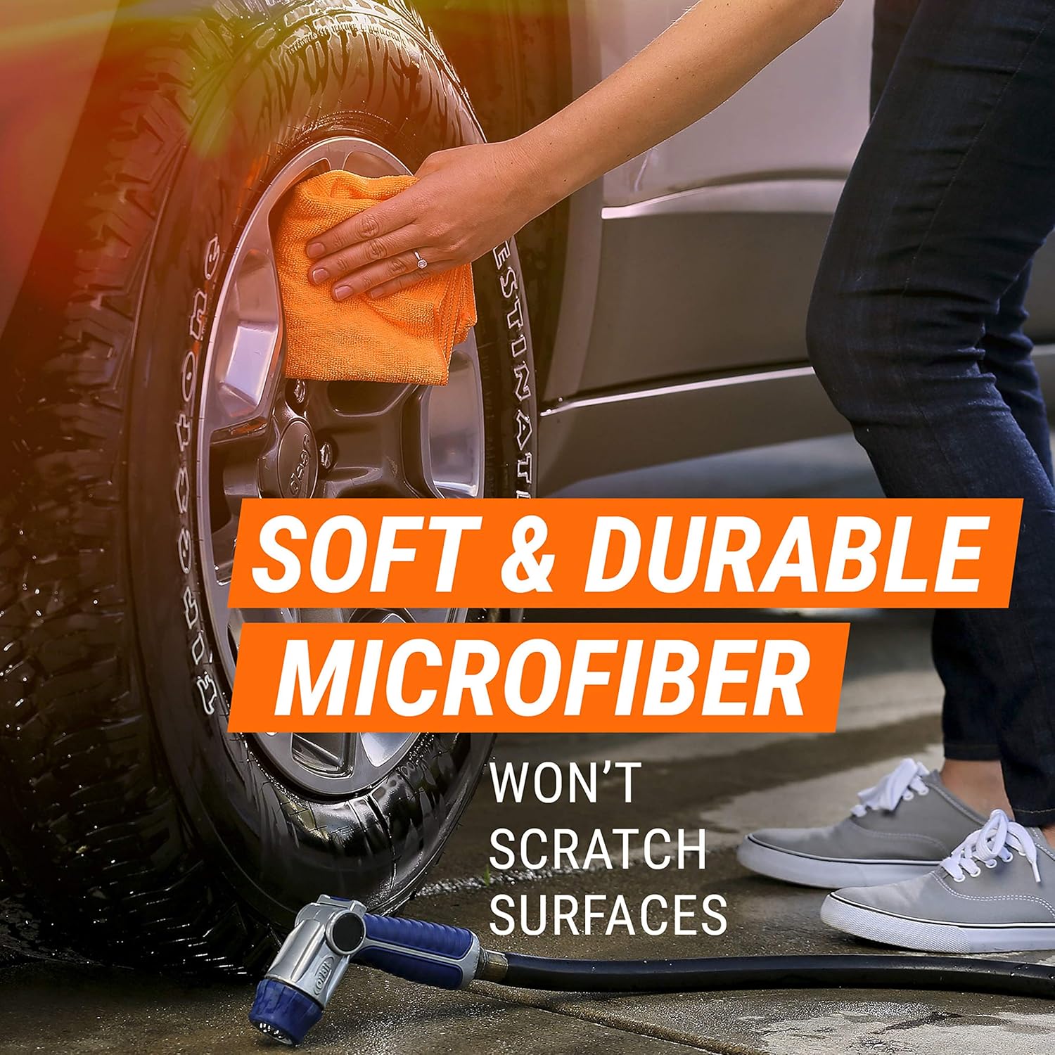Armor All Microfiber Car Cleaning Towels, Cleaner for Bugs, Dirt & Dust, For Cars & Truck & Motorcycle, Pack of 24, 17622: Automotive