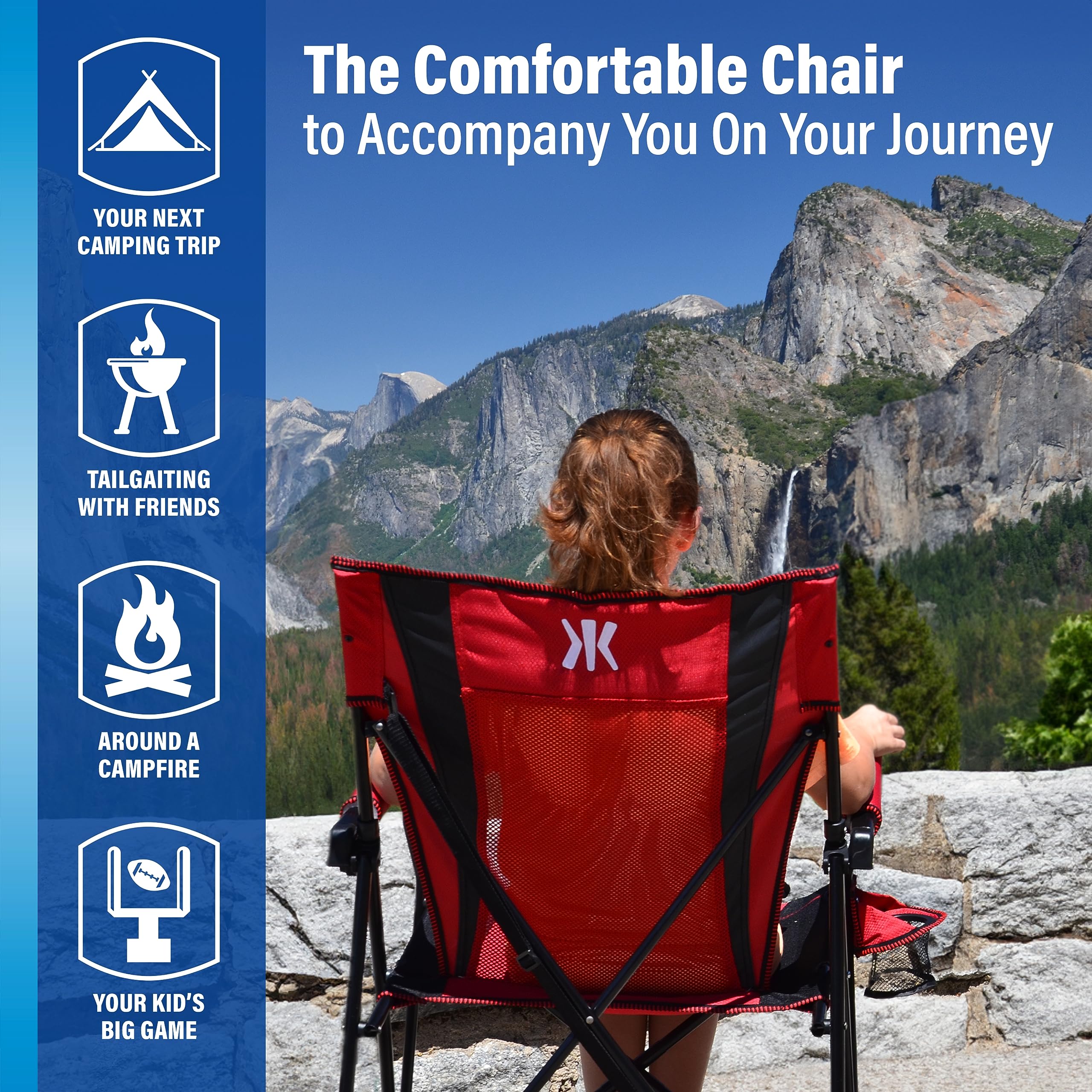 Kijaro Portable Rocker Camp Mua Kijaro Dual Lock trên Amazon Mỹ chính hãng 2024 | Fado