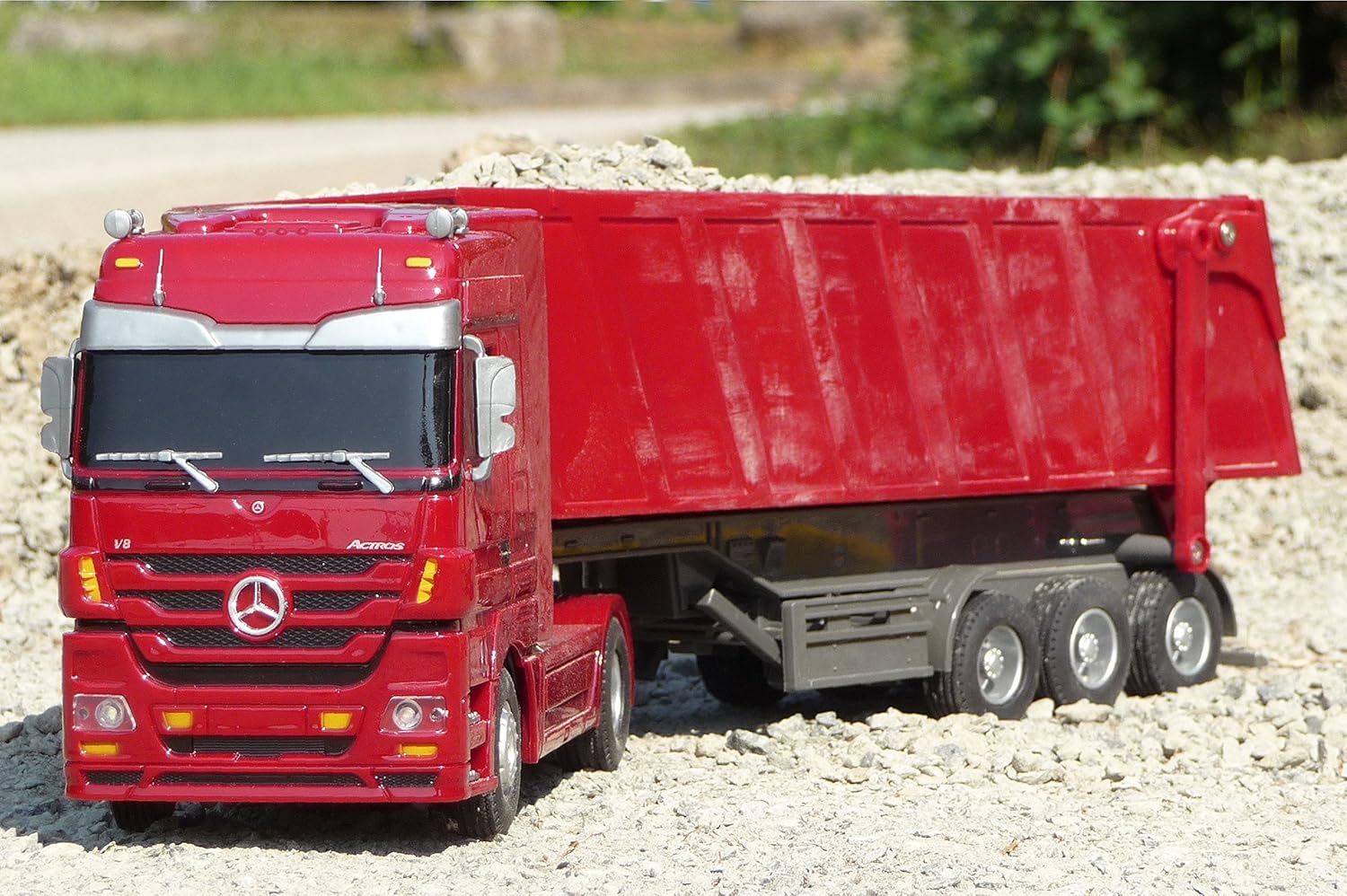 Rc Lkw Mercedes Benz Actros Mit Kipp Anhanger Lange 44cm Ferngesteuert 40mhz Autos Boote Fahrzeuge Ayurvedanetworkbhu Com