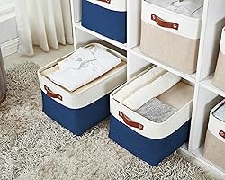DECOMOMO Storage Bins Fabric Storage Baskets for