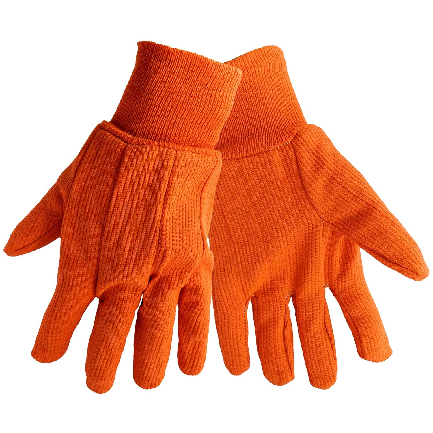 Global Glove C18OC 100 Percent Cotton Corded Canvas Glove with Knit