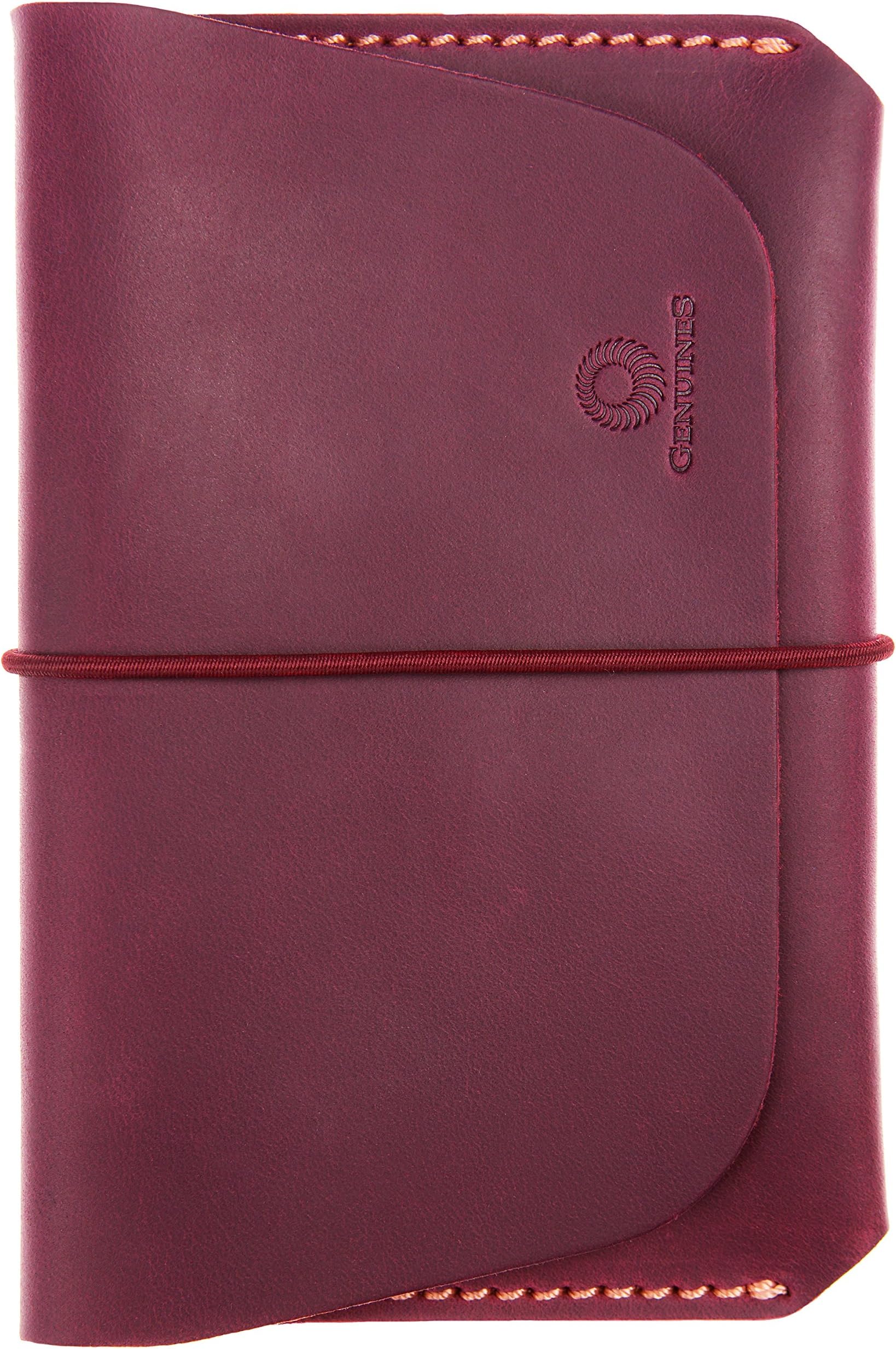 Leather Passport Holder for Men & Women - Genuines Wallet Case for 1 or 2 Passports