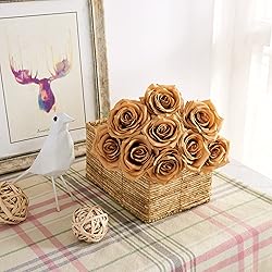 IUKnot Artificial Rose 10pcs Open Flower Bouquet