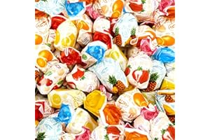 ASSORTIT Holiday Fruit Filled Hard Candies - 3 lbs - Strawberry, Cherry, Pineapple, Orange and Lemon Flavored Bon Bons Filled with Real Fruit Pulp Bulk American Vintage Candy Assortment 48 oz.