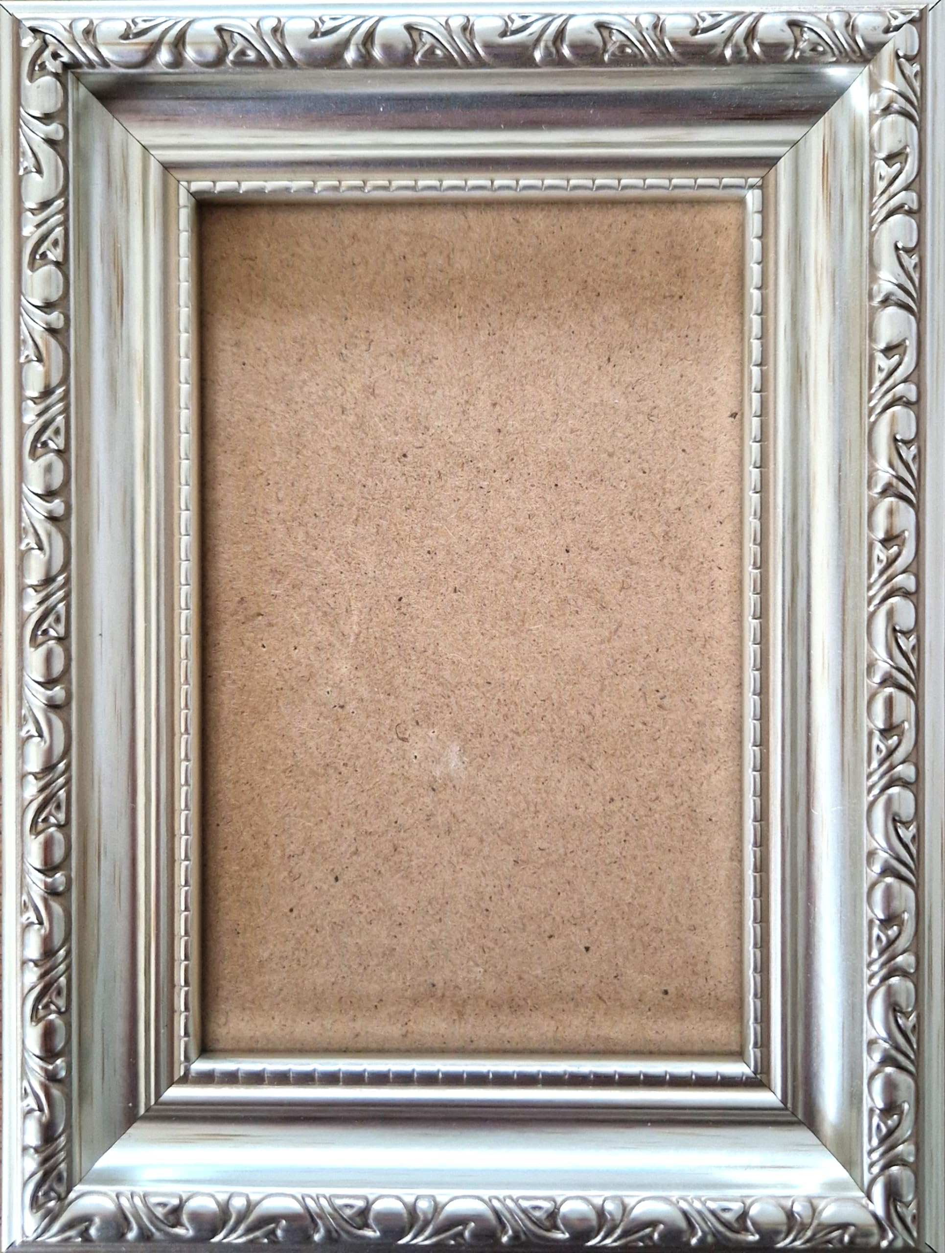 Aryllis Vintage 12x10 Photo Frame, Silver, Free-standing & Wall Mountable Premium Picture Frame with Perspex Front