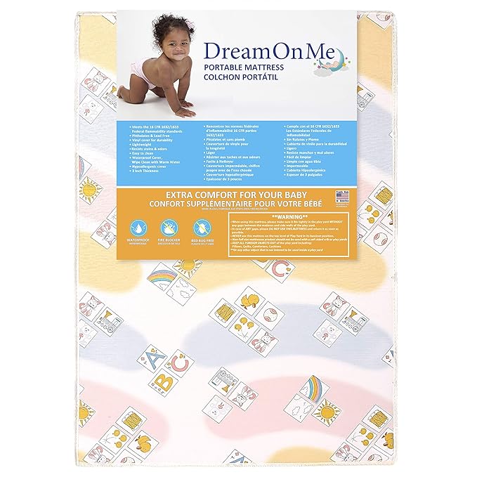 dream on me foam pack n play mattress