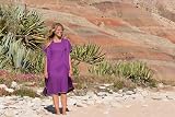 Fit-Flip Changing Robe Microfibre Poncho Purple-Green Size M view 5
