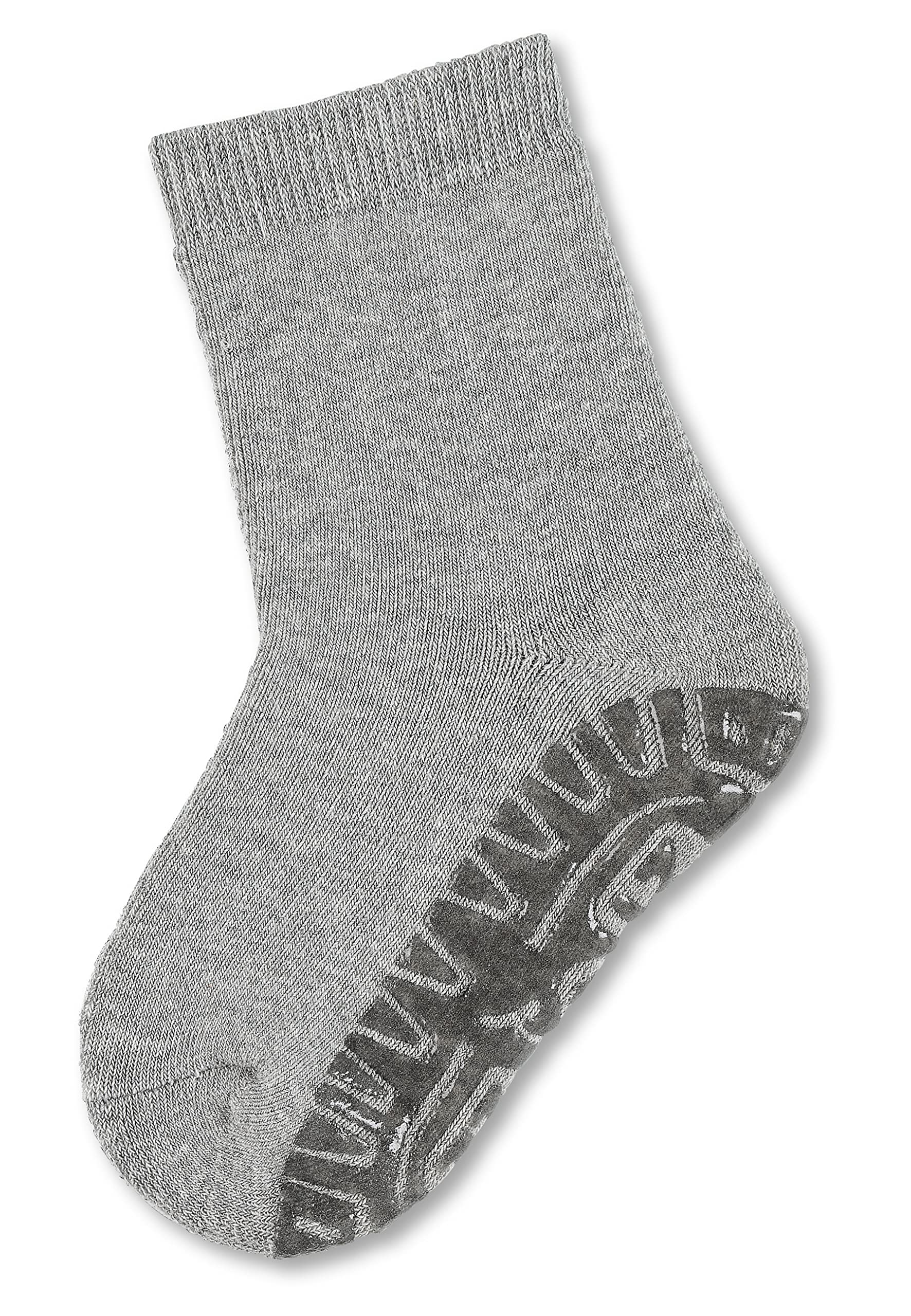 Sterntaler Boy's Baby Girls Fli Soft Uni Socks, Silver (Silber Melange 542), 27/28 (Manufacturer Size: 36-42 Months) Socks, Grey (Silber Melange 542), 5 Years (Manufacturer Size: 28)