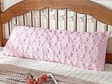 SmoothNovelty Pink Bow Body Pillow Cover 20 x 54