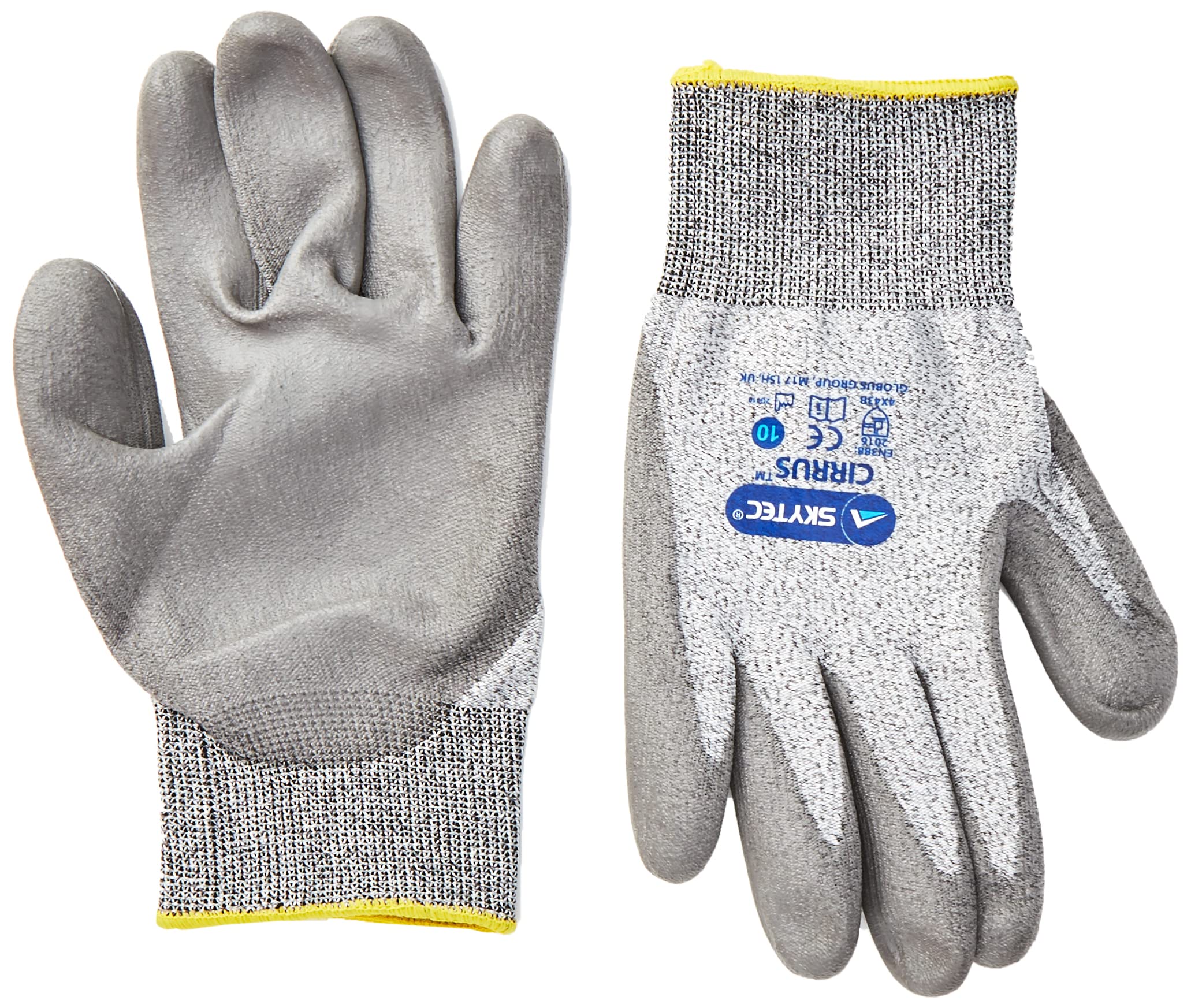 Skytec Gloves SKY46-XL Cirrus-Glove, Size: X-Large, Mottled Grey