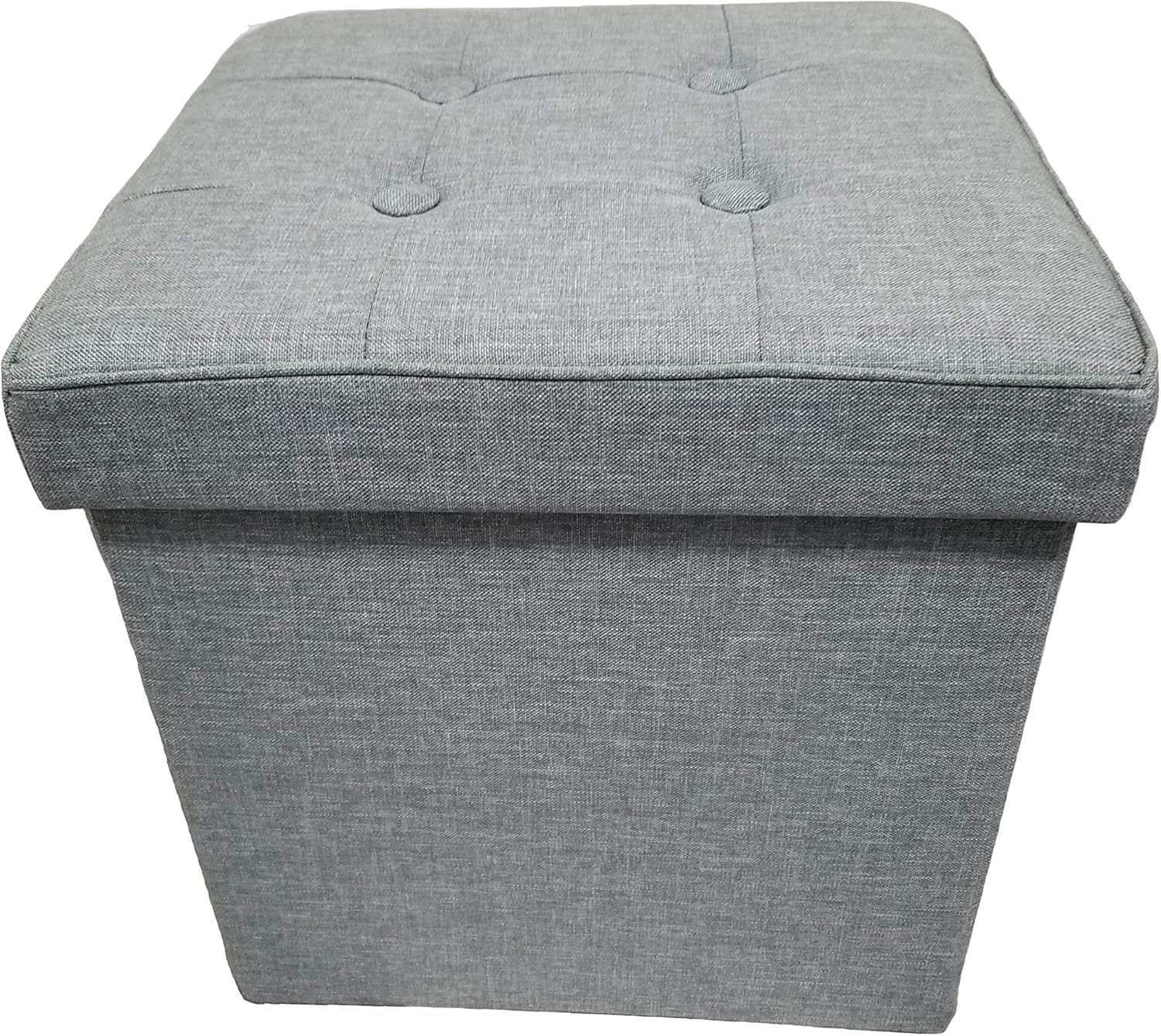 Best light grey folding storage ottoman
