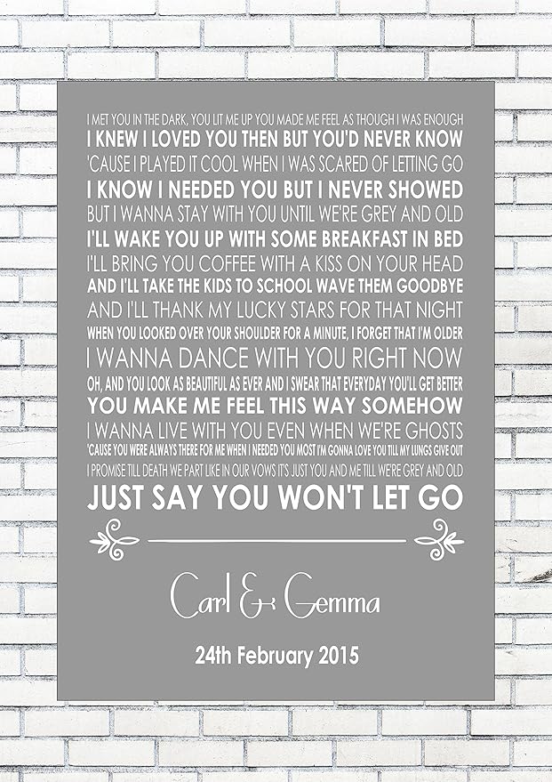 Lirik Say You Won T Let Go