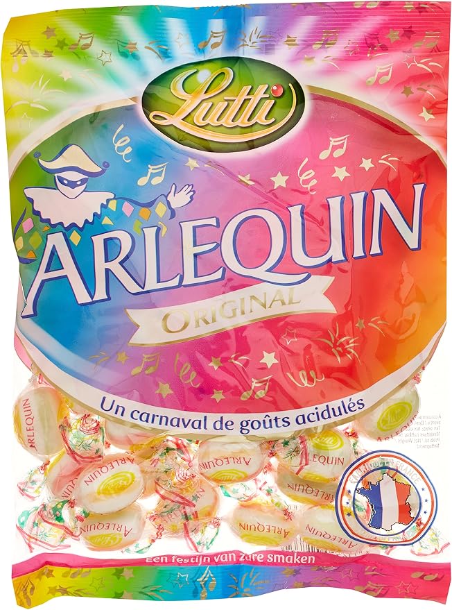 Lot De 6 Boutons Vintage Arlequin - Couleurs Bleu, Rose, Vert - Diamètre 2,2 Cm - Réf. 3471 - Occasion