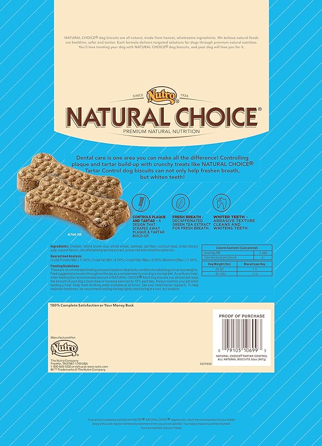 nutro tartar control biscuits discontinued