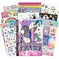 Fashion Angels Unicorn Sticker Book - 1000+ Magical Stickers for Girls - Unicorn Party Favors - Kawaii Unicron Stickers for Laptops, Water Bottles, Scrap Books - Ages 6 and Up