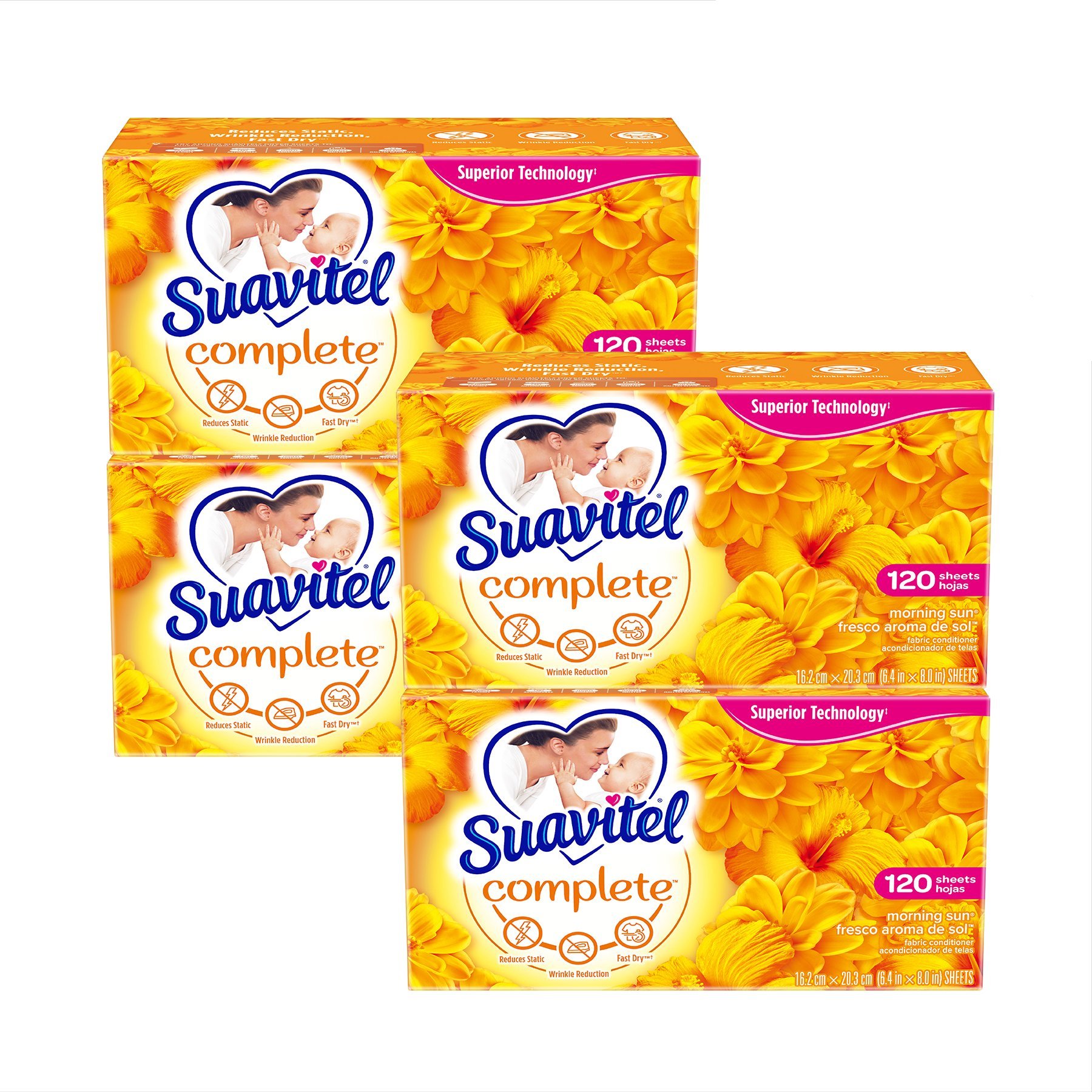 Suavitel Liquid Fabric Softener Morning Sun 33.8 oz 3