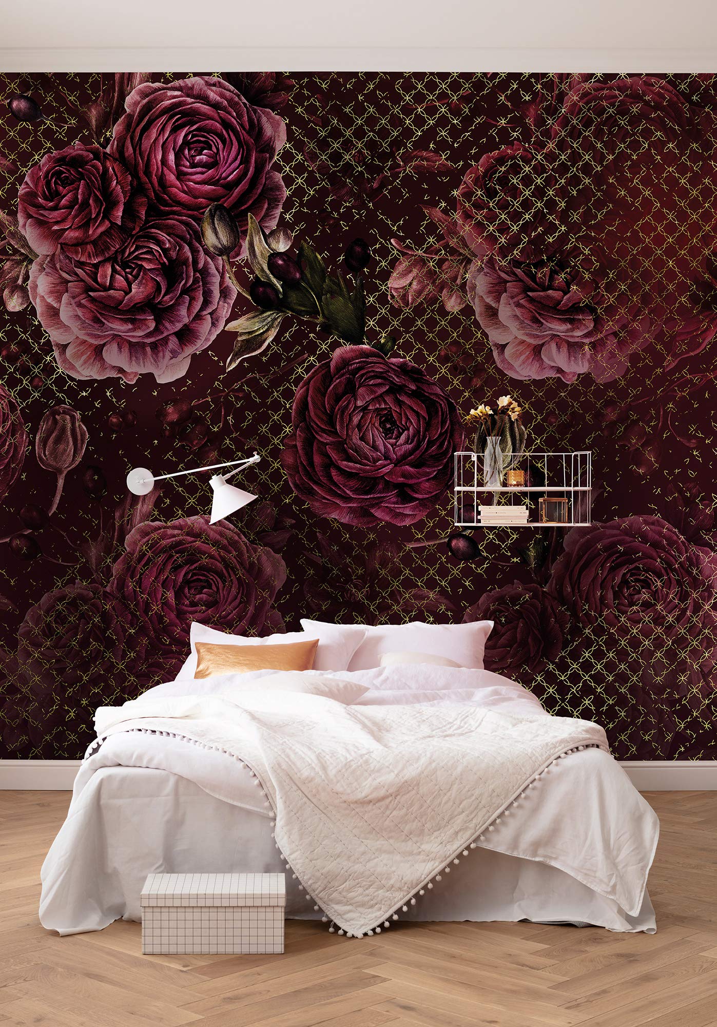 Komar HX7-046 Non-Woven Photo Wallpaper XXL Decoration Art Nouveau Style Bedroom Living Room Office Hallway Size 350 x 280 cm (Width x Height) Multi-Coloured