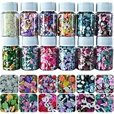 Fake Sprinkles 180g Polymer Clay Sprinkles Fake Candy Sprinkles Faux Sprinkles for Resin Slime Crafts Nail Art Slices Phone Case DIY Fake Cake Cupcake Ice Cream Shaker Card Project