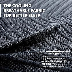 EGOHOME 14 Inch King Size Memory Foam Mattress for